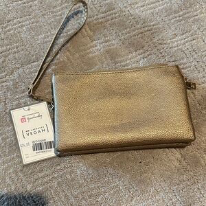 Vegan Gold Wristlet by Urban Expressions